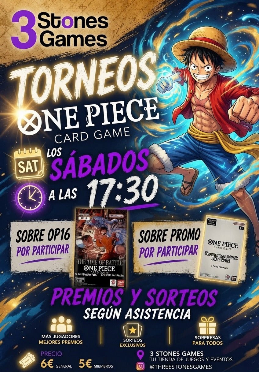 Torneo OP Sábado - One Piece TCG