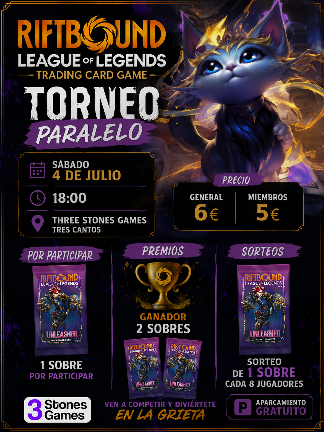 Torneo Riftbound Nexus TCG Sábado 18:00