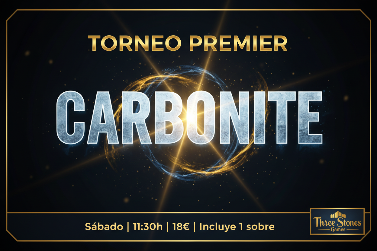 Torneo Premier Sábado Carbonite + Playset weekly TWI - Star Wars Unlimited