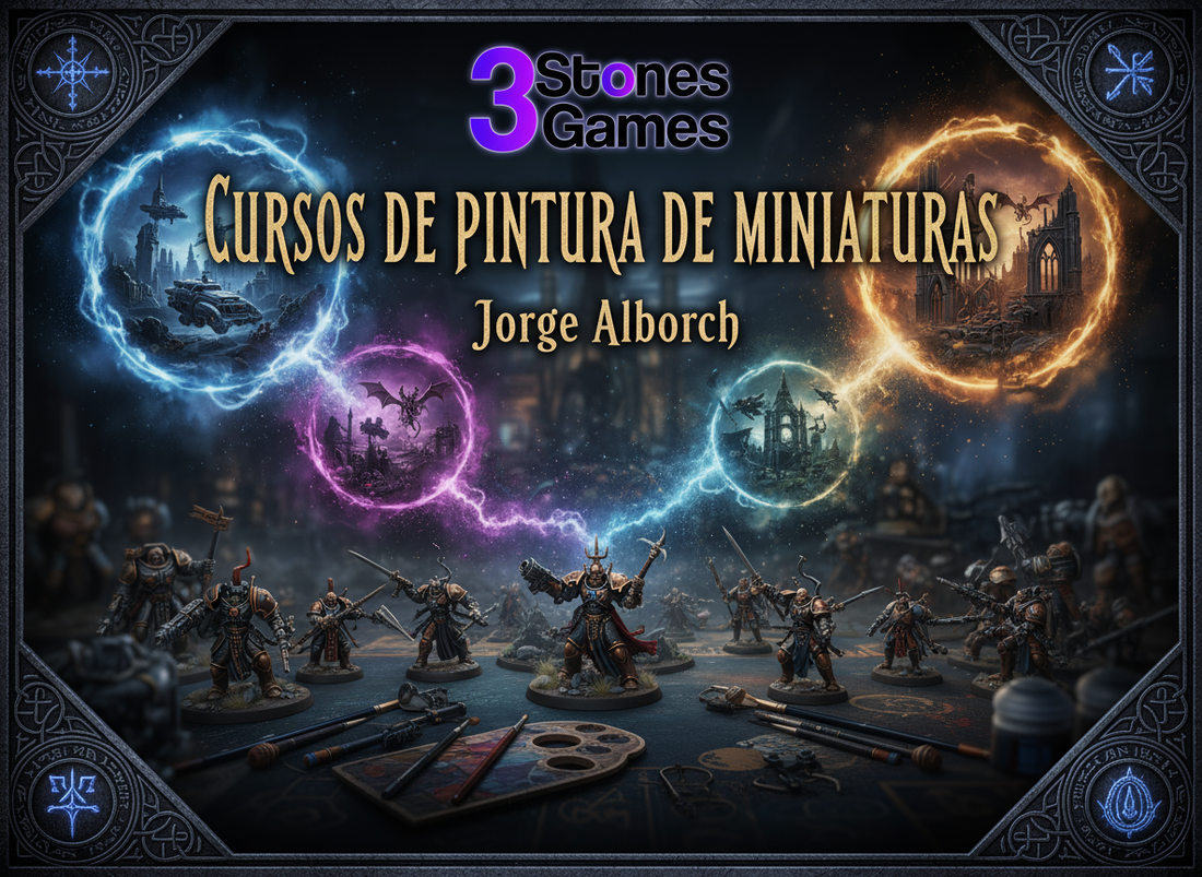 Clases de pintura de miniaturas impartidas por Jorge Alborch