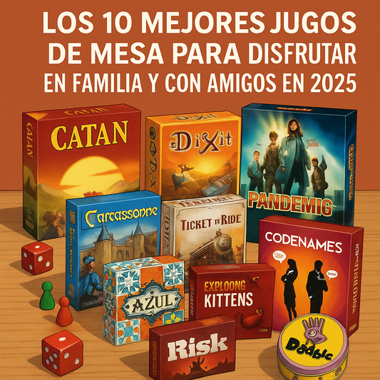 🎲 Los 10 mejores juegos de mesa para disfrutar en familia y con amigos en 2025