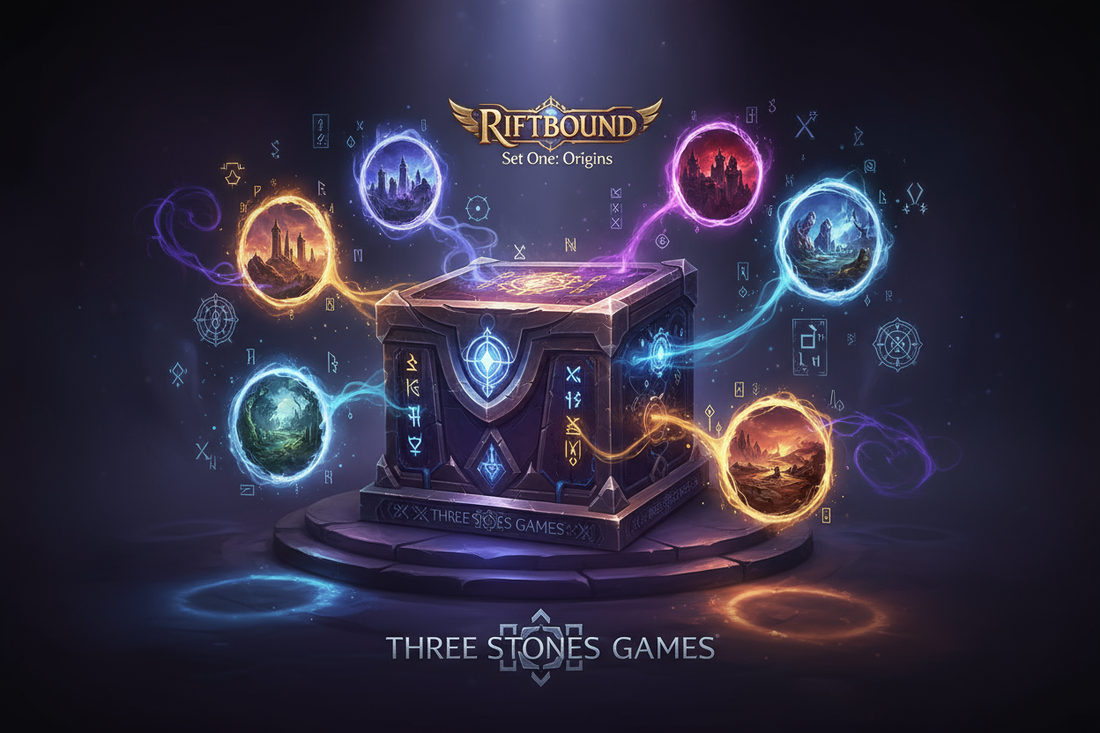 ¡Únete a la Comunidad de Riftbound: League of Legends TCG en Three Stones Games!