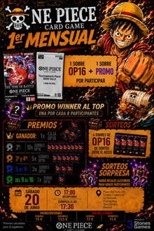 Torneo Win a Box One Piece TCG | Mensual