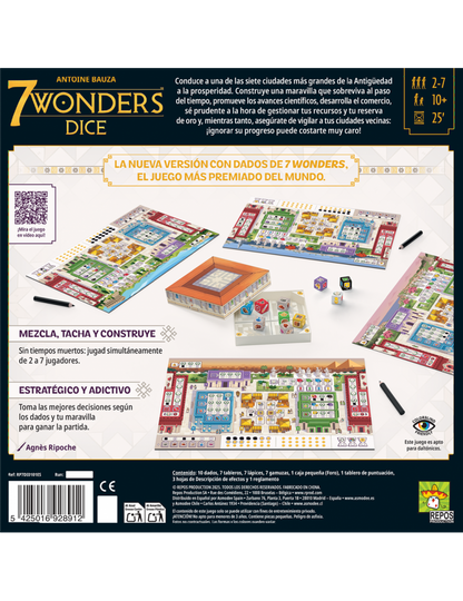 7 Wonders Dice