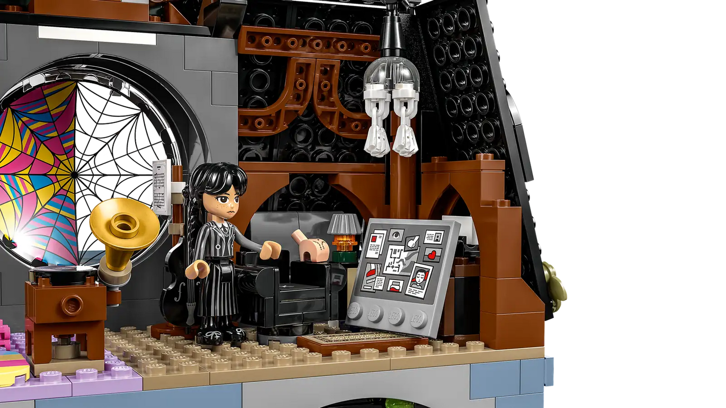 LEGO WEDNESDAY - DORMITORIO DE MIERCOLES Y ENID