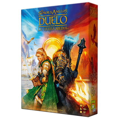 El Señor de los Anillos: Duelo por la Tierra Media - Juego de Mesa Estratégico