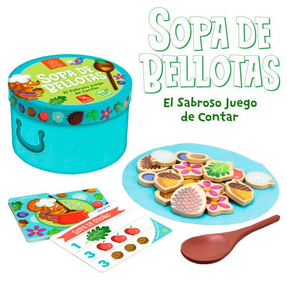 Sopa de Bellotas - Juego de Cartas de Velocidad y Observación
