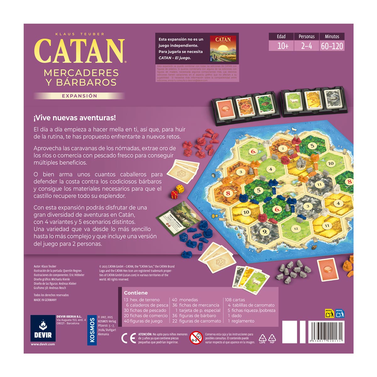 Catán: Mercaderes y Bárbaros - Expansión