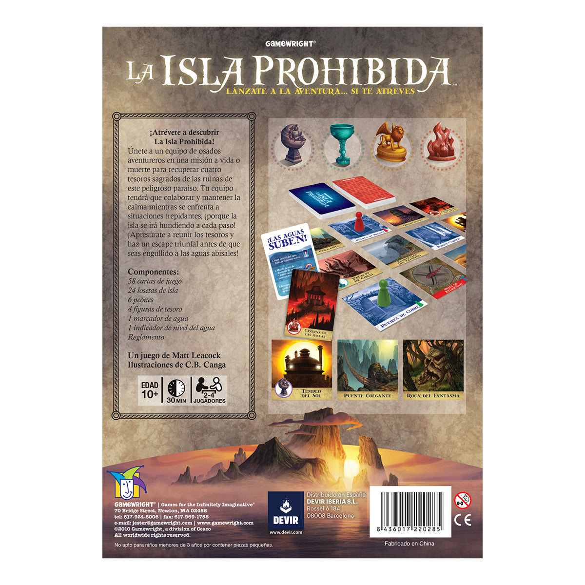 La Isla Prohibida - Juego de Mesa Cooperativo de Aventuras