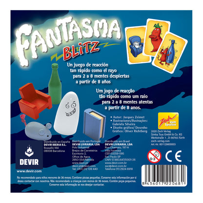 Fantasma Blitz - Juego de Mesa de Velocidad y Observación