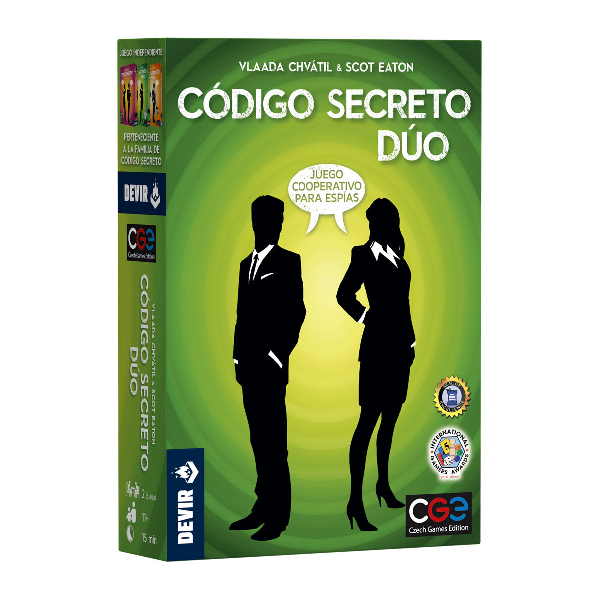 Código Secreto Dúo - Juego de Mesa de Deducción para 2 Jugadores