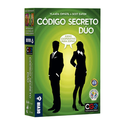 Código Secreto Dúo - Juego de Mesa de Deducción para 2 Jugadores