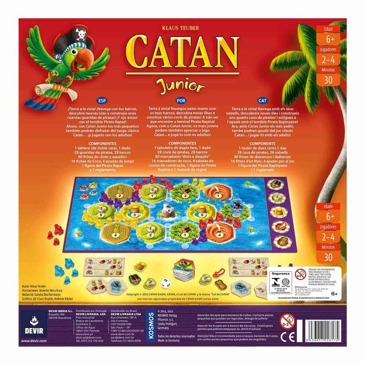 Catan Junior - Juego de Mesa Familiar de Estrategia