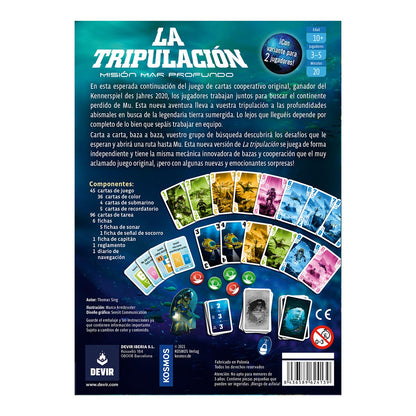 La Tripulación: Misión Mar Profundo - Juego Cooperativo de Cartas Submarino