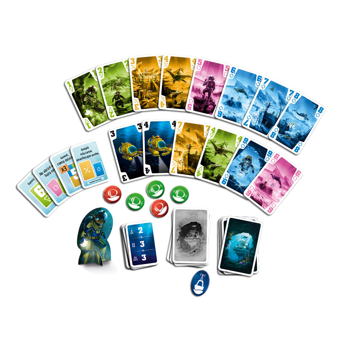 La Tripulación: Misión Mar Profundo - Juego Cooperativo de Cartas Submarino