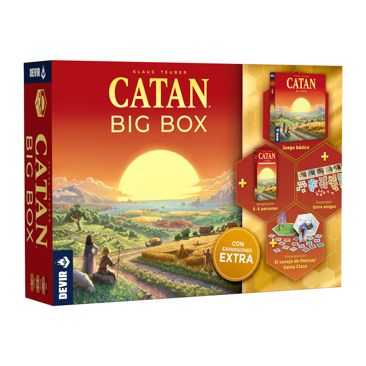 Catan Plus 2023 - Juego de Mesa Estratégico Edición Especial