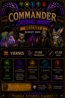 Commander Casual Night - Pods For Fun - Viernes