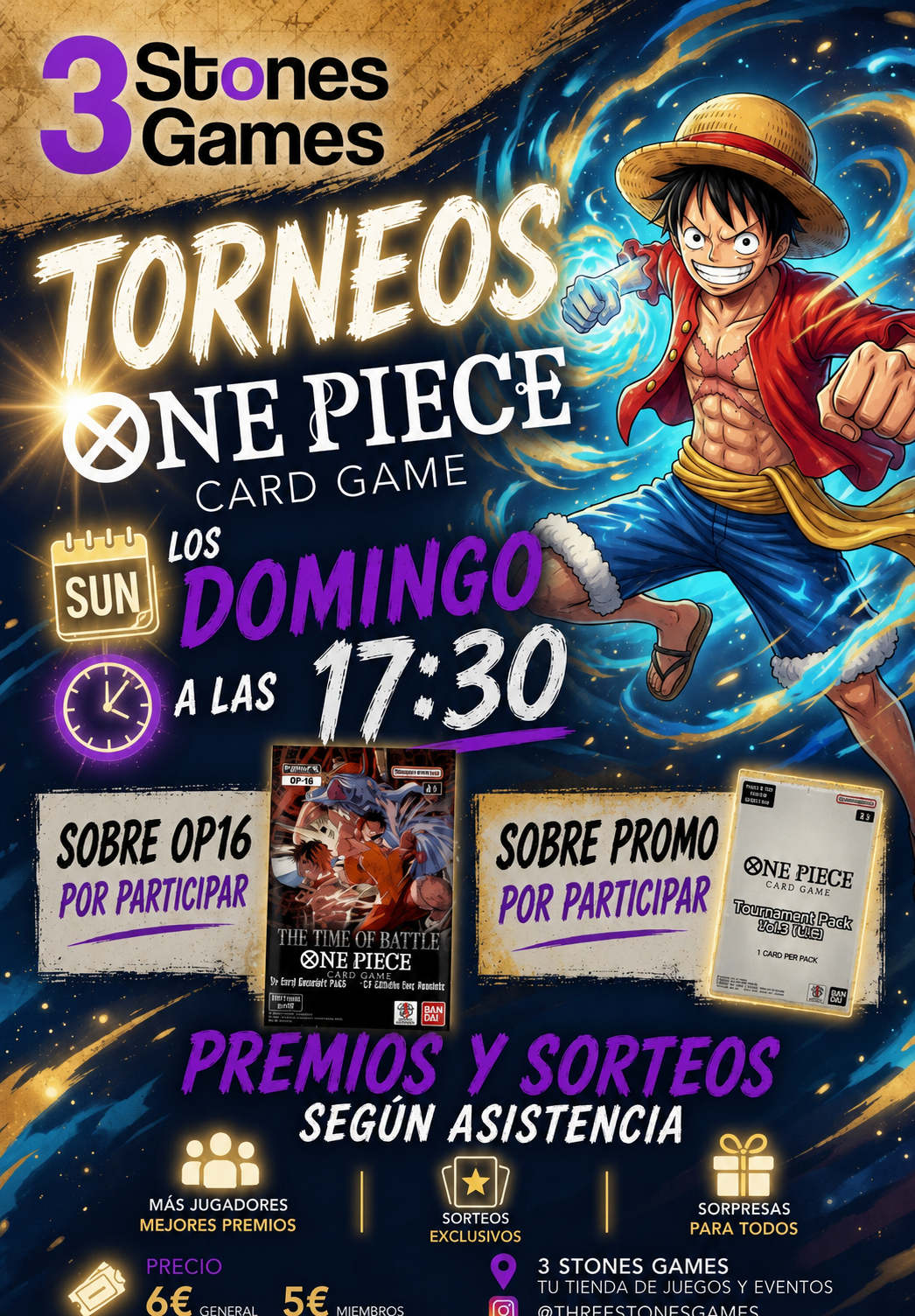Torneo OP Domingo - One Piece TCG