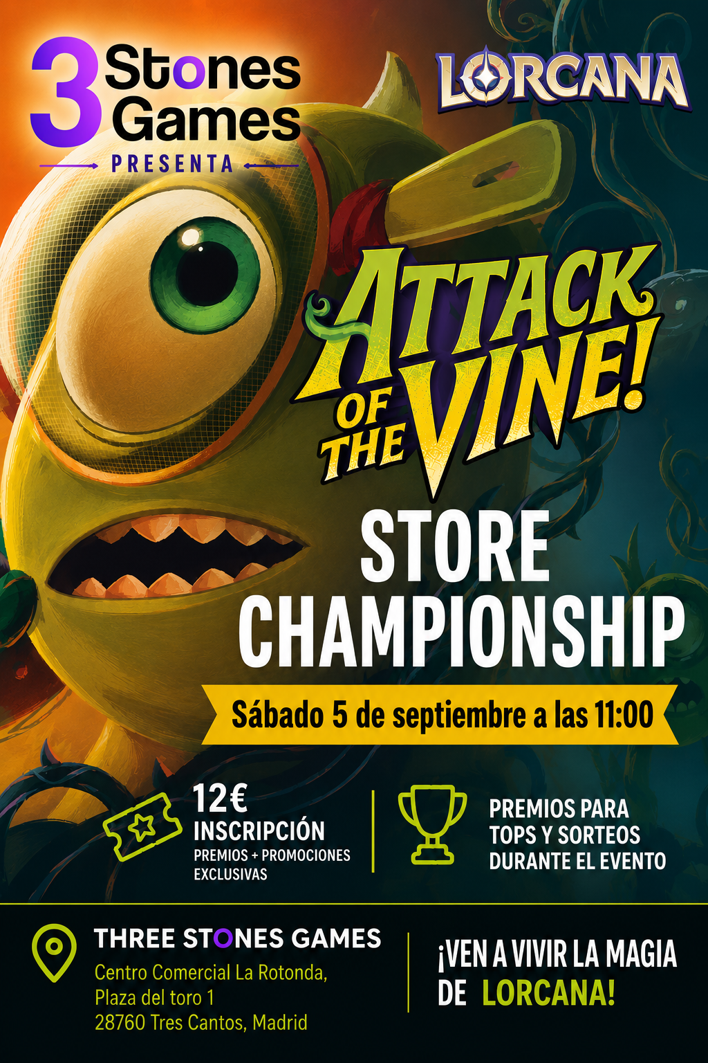 Lorcana Store Championship – Sábado 5 de Septiembre