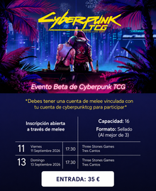 Evento Presentaciones Cyberpunk TCG
