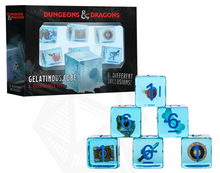 D&D Gelatinous Cube 6-Pack - Pack de 6 Dados Cubo Gelatinoso