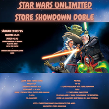 Star Wars Unlimited STORE SHOWDOWN ENTRADA DOBLE