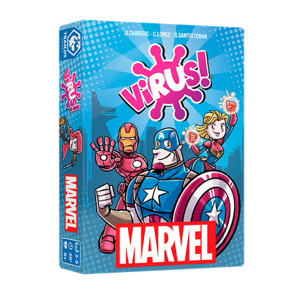 Virus MARVEL - Juego de Mesa de Cartas con Superhéroes Marvel