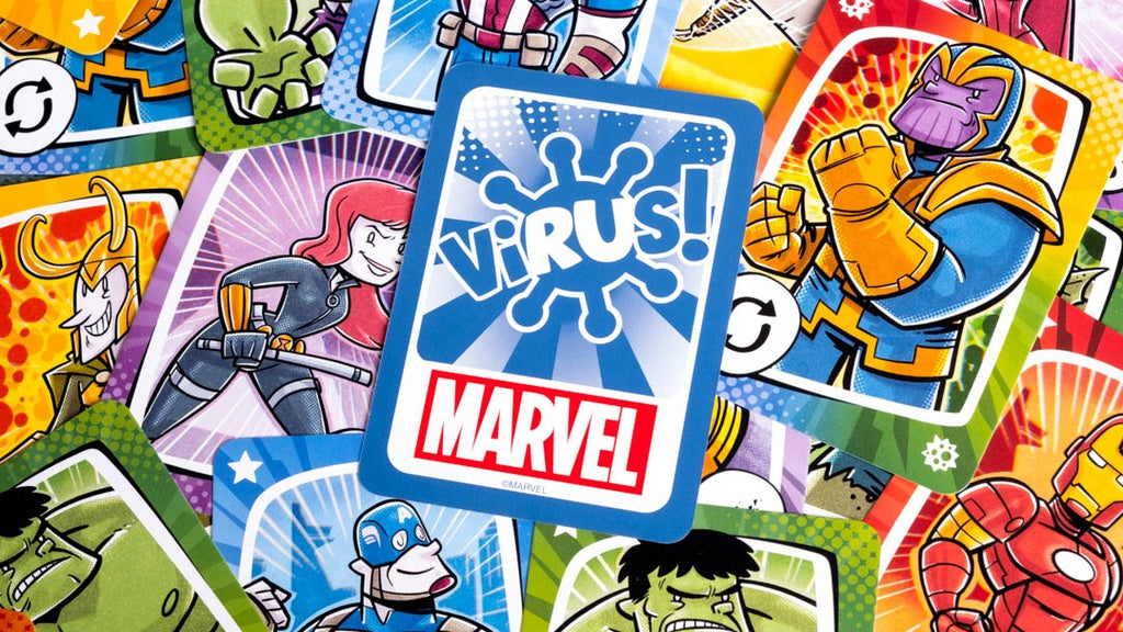 Virus MARVEL - Juego de Mesa de Cartas con Superhéroes Marvel