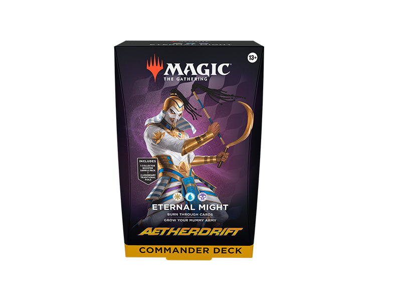 Magic: The Gathering – Aetherdrift – COMMANDER DECK – ETERNAL MIGHT [Inglés]