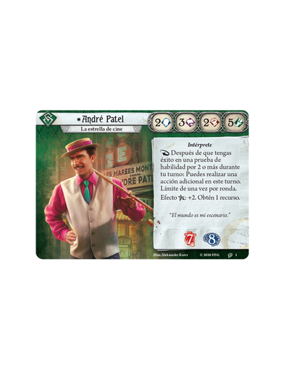 Arkham Horror LCG - Mazo de Investigador: André Patel