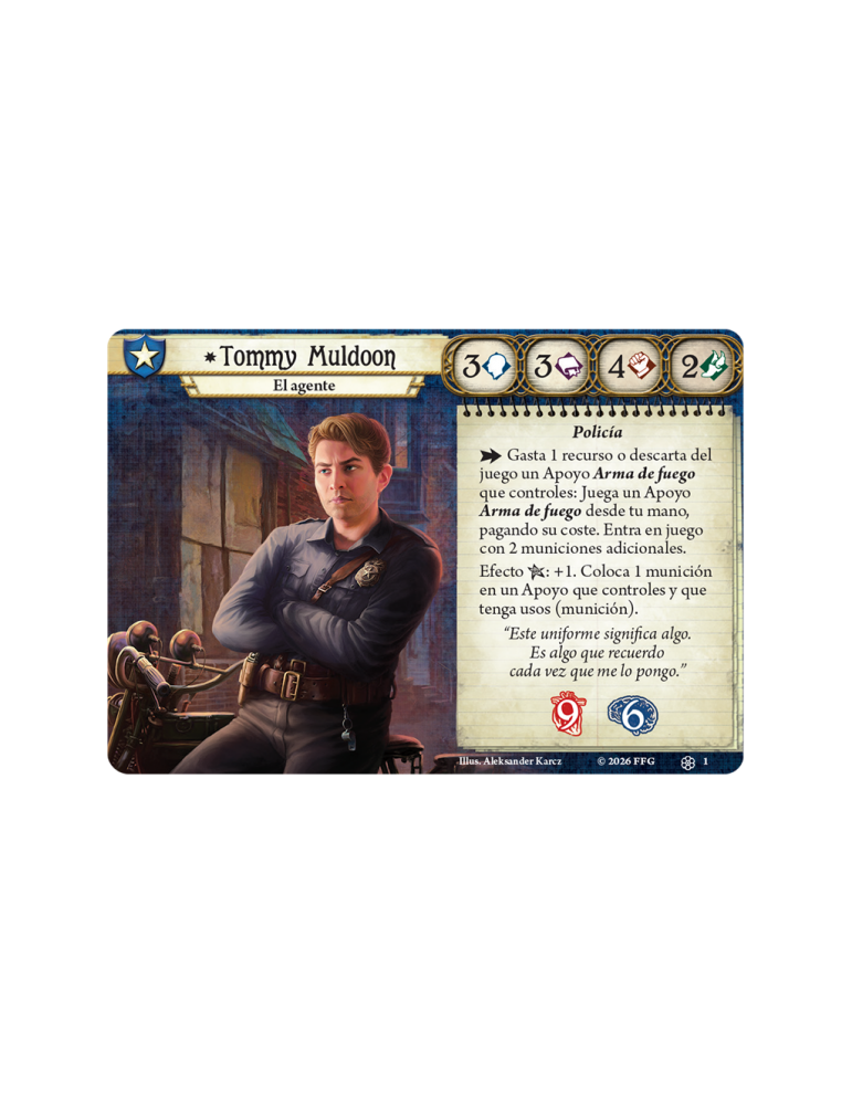 Arkham Horror LCG - Mazo de Investigador: Tommy Muldoon