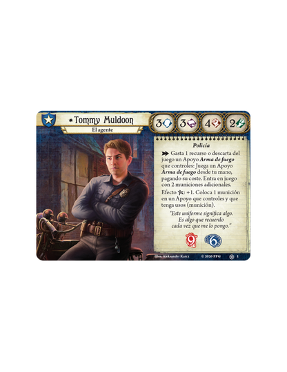 Arkham Horror LCG - Mazo de Investigador: Tommy Muldoon
