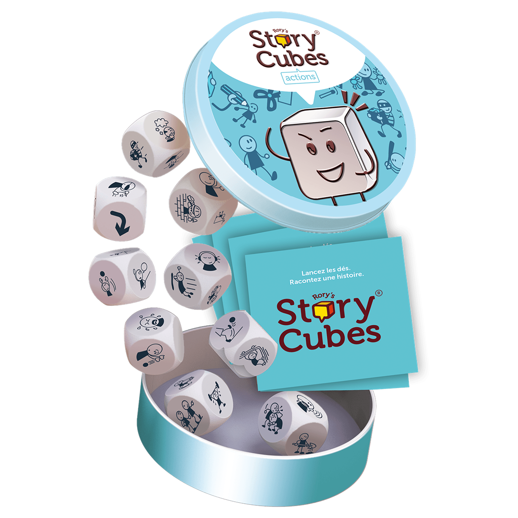Story Cubes: Acciones - Dados para Crear Historias Dinámicas con Verbos | Juego Creativo