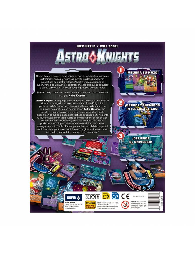 Astro Knights (Castellano) - Juego de Mesa Cooperativo Espacial