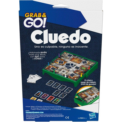 Cluedo de Viaje - Juego de Mesa Portátil de Misterio y Deducción