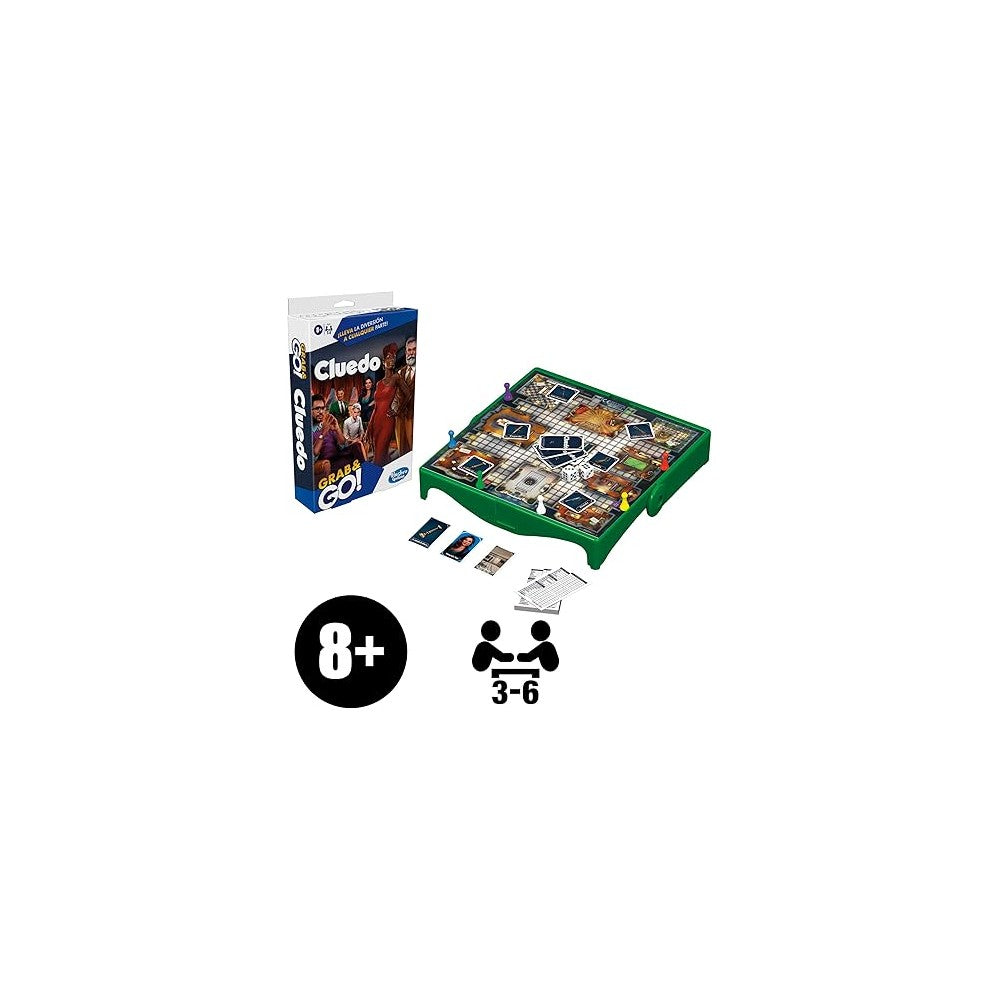 Cluedo de Viaje - Juego de Mesa Portátil de Misterio y Deducción