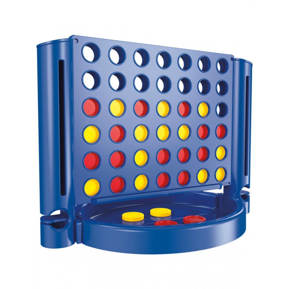 Conecta 4 de Viaje - Juego de Mesa Portátil Clásico