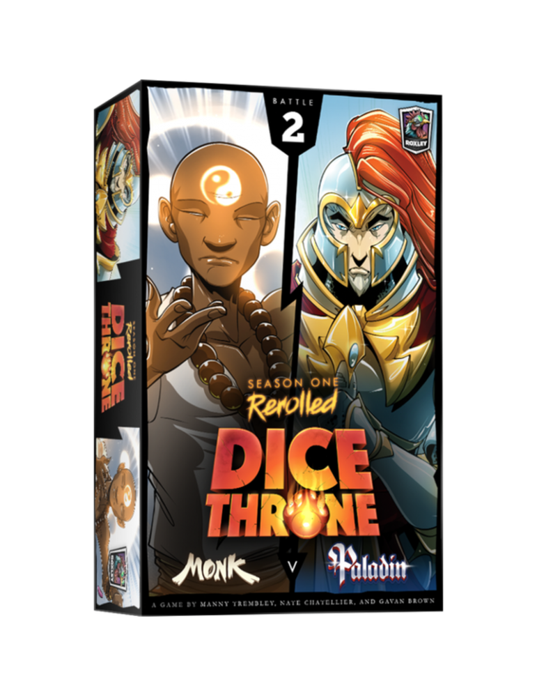 Dice Throne: Season One ReRolled - Monk v. Paladin ENG