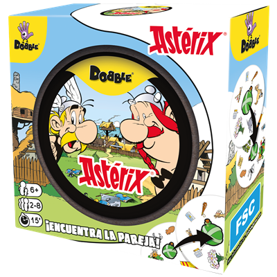 Dobble Astérix - Juego de Mesa con Personajes de Astérix y Obélix