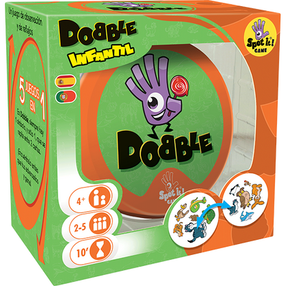 Dobble Infantil - Juego de Mesa de Observación y Velocidad para Niños
