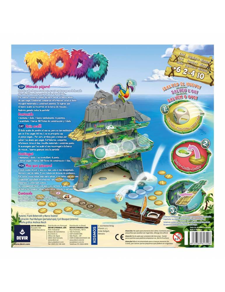 Dodo - Juego de Mesa de Memoria y Velocidad Devir