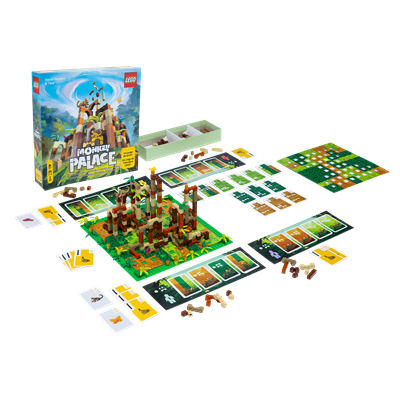 Monkey Palace - Juego de Mesa de Estrategia y Colocación de Losetas