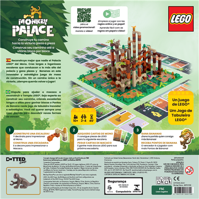 Monkey Palace - Juego de Mesa de Estrategia y Colocación de Losetas