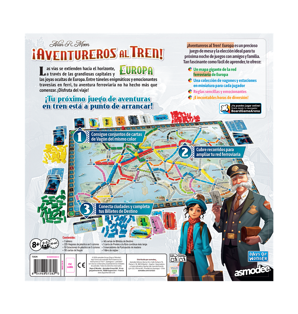 ¡Aventureros al Tren! Europa - Nueva edición 2026