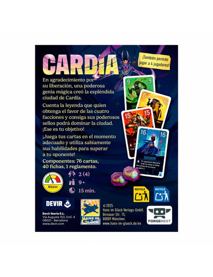 Duelo por Cardia - Juego de Cartas Estratégico de Combate