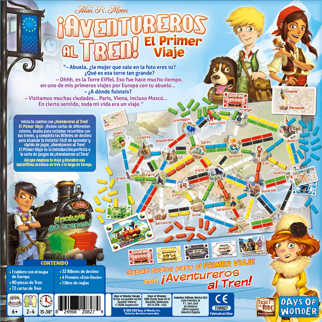 ¡Aventureros al Tren! El Primer Viaje - Juego de Mesa Familiar Infantil