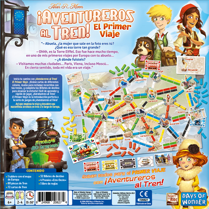 ¡Aventureros al Tren! El Primer Viaje - Juego de Mesa Familiar Infantil