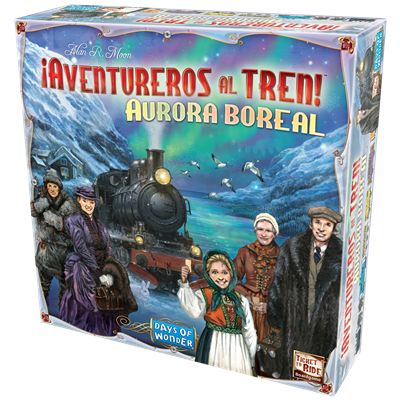 ¡Aventureros al Tren! Aurora Boreal - Juego de Mesa Estratégico