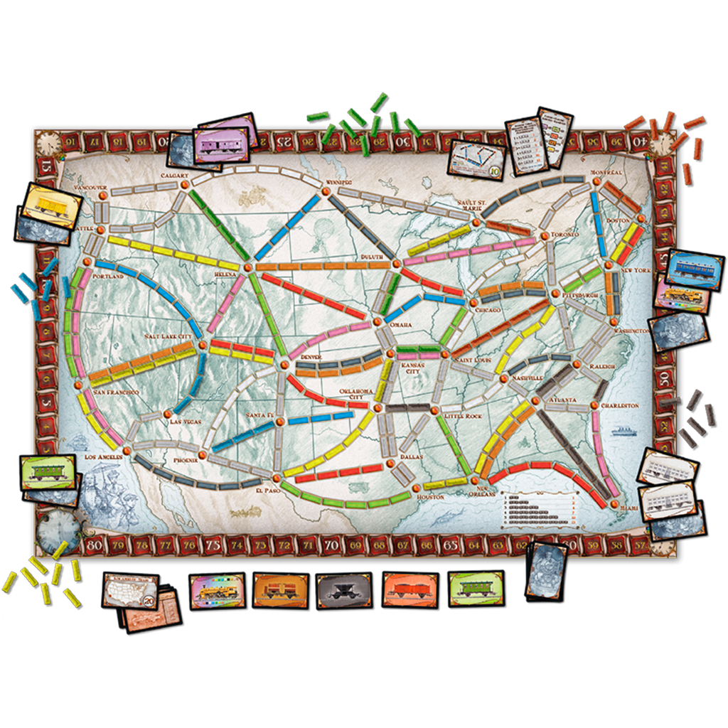 ¡Aventureros al Tren! - Juego de Mesa de Estrategia Ferroviaria