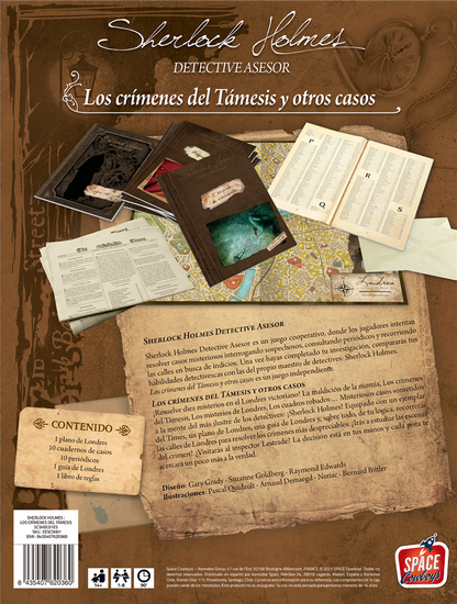 Sherlock Holmes: Los Crímenes del Támesis - Juego de Investigación
